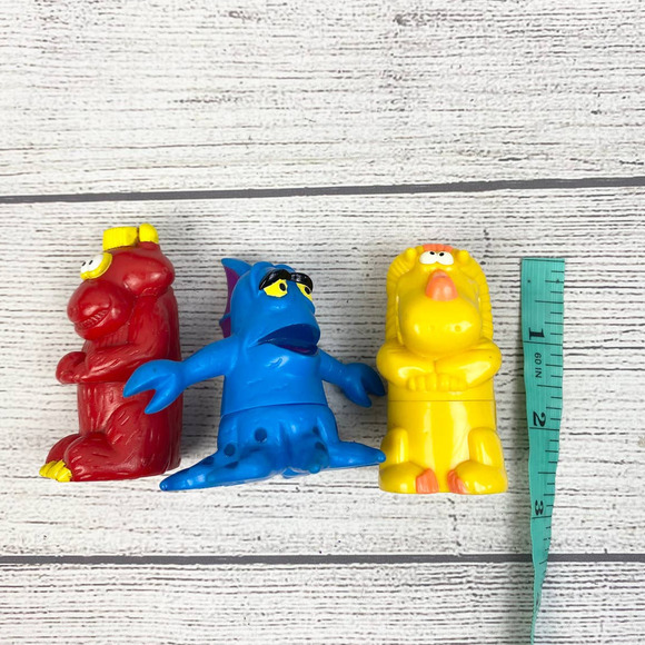 Vintage 1991 Burger King Wendys Kids Club Toy Set of Three - Picture 9 of 9